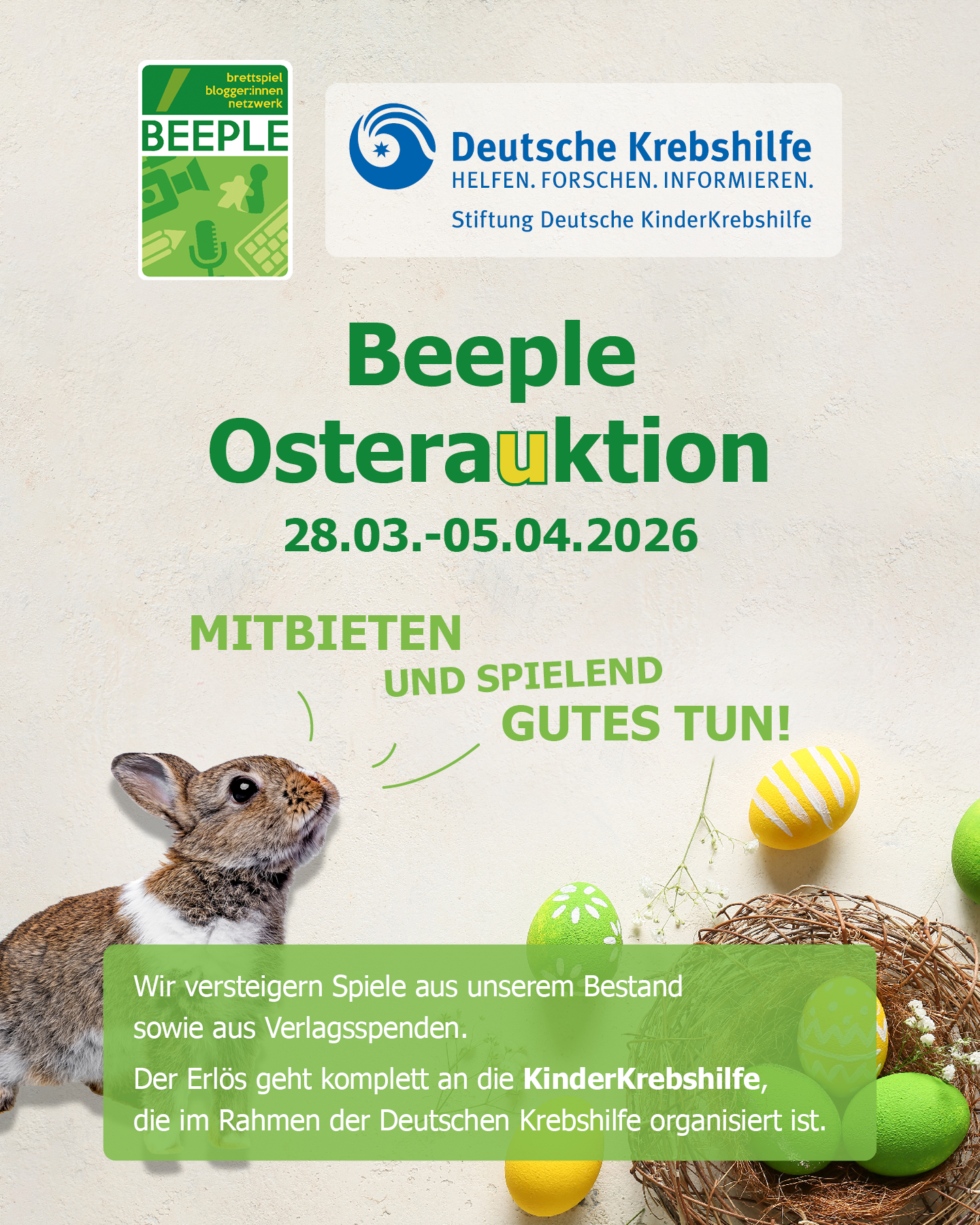 beeple Osterauktion zugunsten der Kinder Krebshilfe